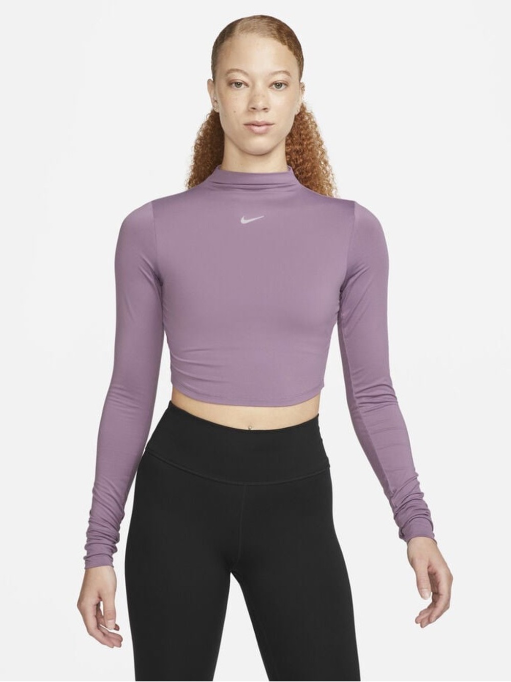 Nike Dri-FIT One Luxe long-sleeve cropped training top XL